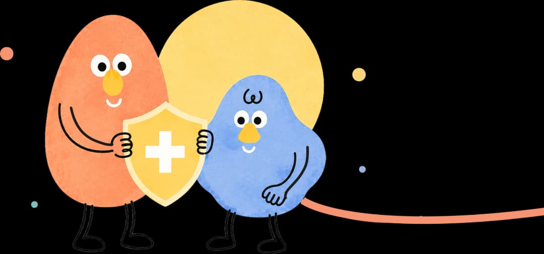 Vaccine package protection illustration